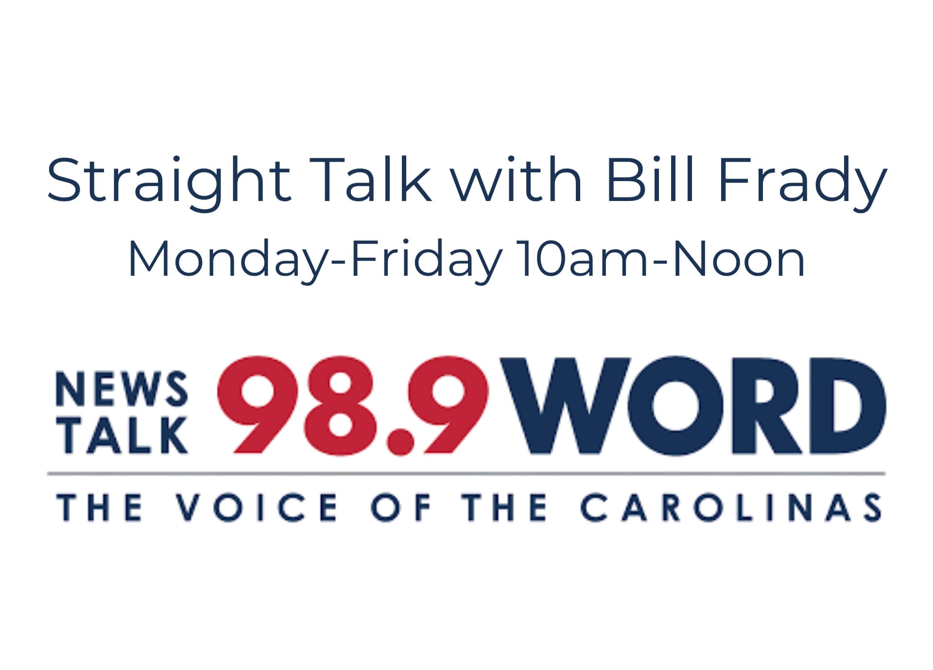 Straight Talk with Bill Frady - Weight Loss